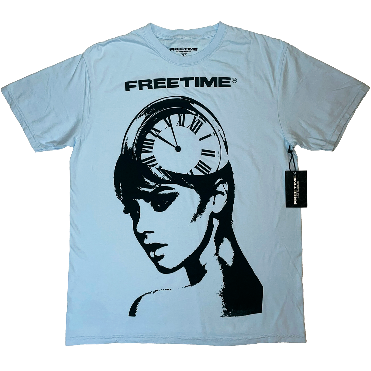 FREETIME Thinker Tee - Light Blue