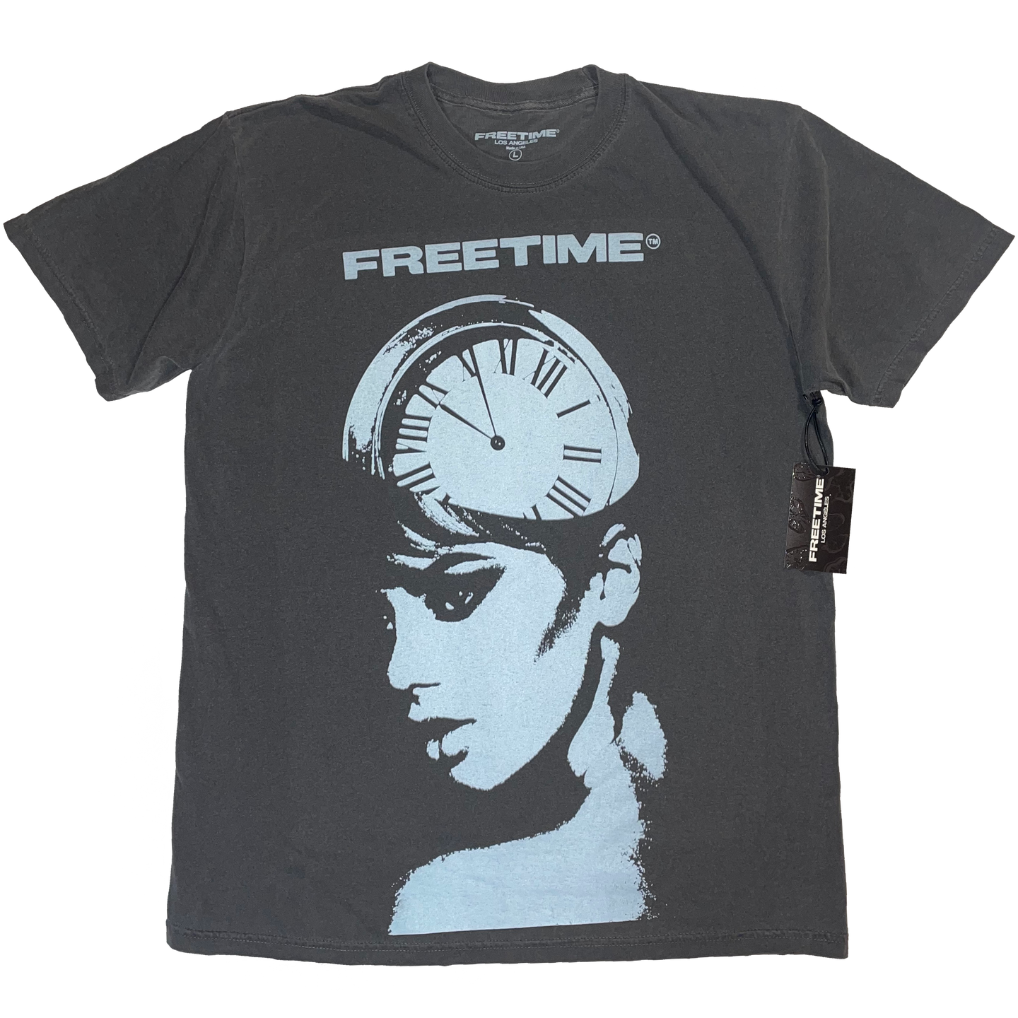 FREETIME Thinker Tee - Vintage Gray